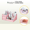 Hộp đựng mỹ phẩm dạng ngăn kéo màu hồng - Rosslyn