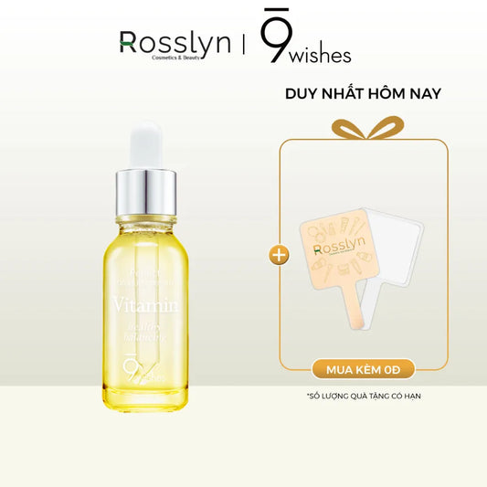 Tinh Chất Dưỡng Sáng Da Chống Lão Hoá 9 Wishes Mega Vitamin Ampule Serum 25ml - WI000006 - Rosslyn