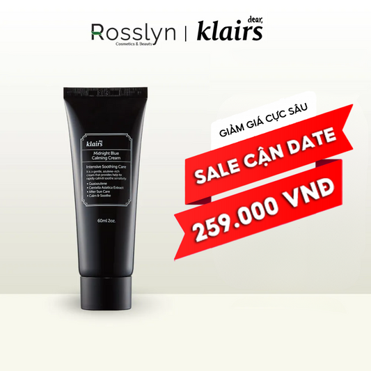 [Date 16/03/2026] Kem Dưỡng Phục Hồi Làm Dịu Da Ban Đêm Klairs Midnight Blue Calming 60ml - KL000001 - Rosslyn