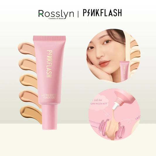 Kem Nền PINKFLASH PF-F03 25g Trang Điểm Lâu Trôi Tiện Dụng - Rosslyn