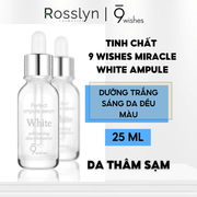 Tinh Chất Dưỡng Sáng Da Chiết Xuất Gạo 9 Wishes Miracle White Ampule Serum 25ml - WI000002 - Rosslyn - Rosslyn-vn