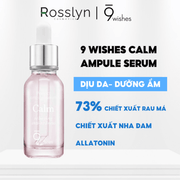 Tinh Chất Làm Dịu Da Mụn Dưỡng Ẩm 9 Wishes Calm Ampule Serum 25ml - WI000005 - Rosslyn - Rosslyn-vn