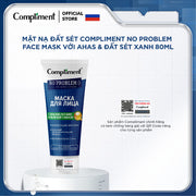 Mặt nạ đất sét Compliment No Problem Face Mask với AHAs & đất sét xanh làm sạch sâu, giảm mụn đầu đen 80ml - CP000007 - Rosslyn